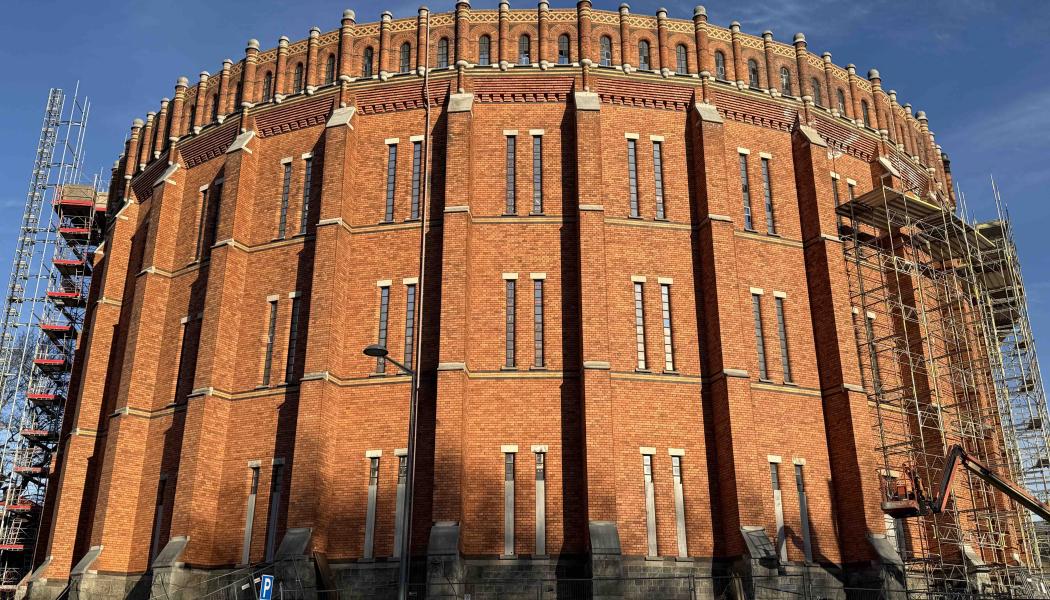 Bild på Gasklocka 1. (Foto Stark Fasad)
