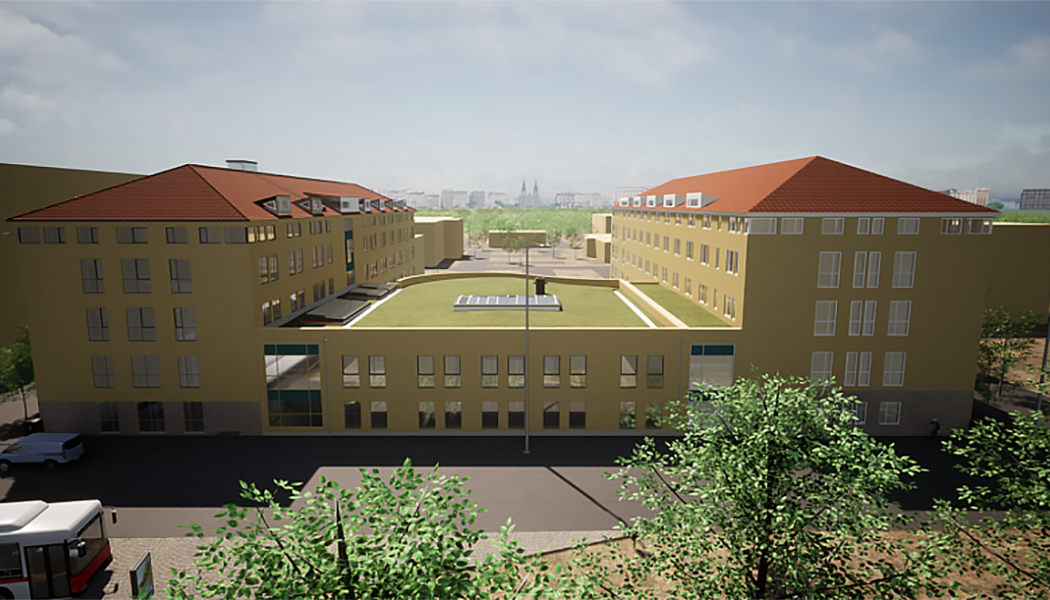 Visionsbild Kv Skvadronen. Bild: ByggPartnerGruppen