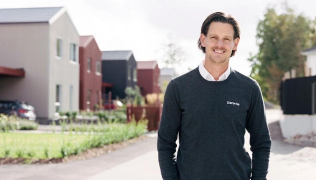 Derome genomför en kraftfull satsning som grundar sig i övertygelsen om att det är mer rätt än någonsin att bygga bostäder nu - Otto Martler, VD Derome Bostad. Foto: Derome 