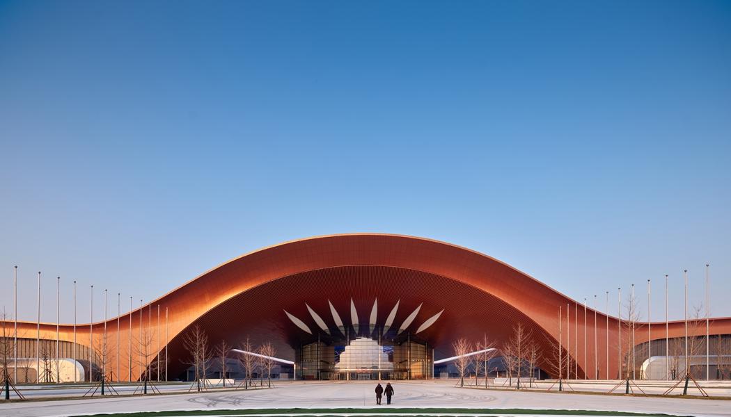 Pekings nya mäss- och kongresscenter Capital International Exhibition & Convention Centre. Foto: Zaha Hadid Architects och Architecture MasterPrize.