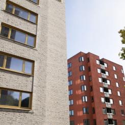 Studentbostadsområdet Lappkärrsberget i Stockholm. Foto: Stockholms studentbostäder