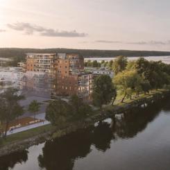 Brf Skeppsklockan, Sanden i Vänersborg. Foto: Peab