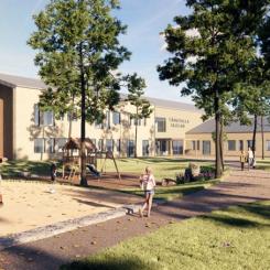 Tångvalla. Illustration: Skanska