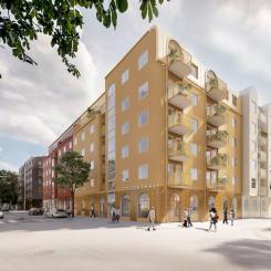 Kv Bollen i Råsunda. Pressbild: Veidekke