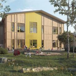 Peabs konceptförskola. Illustration: Liljewall Arkitekter