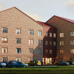 Visionsbild: Lindh Arkitekter

Nya äldreboenden i Hofors och Bergsjö