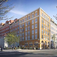 Idag startar Wallenstam nybyggnationen av det 20-tals klassicistiska kvarteret Nacka Grace mitt i hjärtat av Centrala Nacka. Foto: Wallenstam