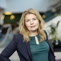 Elin Kebert, kompetensförsörjningsexpert på Byggföretagen. Foto: Byggföretagen