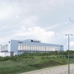Hedin Bils nya anläggning i Borås byggs av Castellum