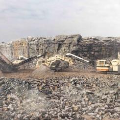 Behovet av effektiv stenbearbetning växer globalt, särskilt i samband med storskaliga byggprojekt och gruvverksamhet. Foto: Metso