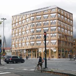Polismyndigheten är hyresgäst i det nybyggda klimatneutrala kontorshuset som nu står klart i centrala Örebro.