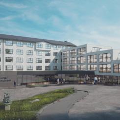 The Front House är Hotel Tylösands nya tillbyggnad som invigs våren 2023.