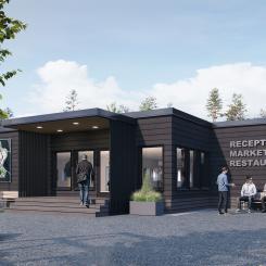 Aurora Village i Luleå. Pressbild: Adapteo