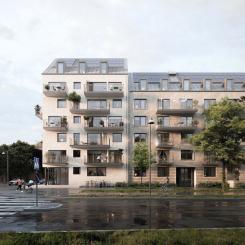 Kvarteret Råbykungen i Lund. Pressbild: AF Gruppen Sverige