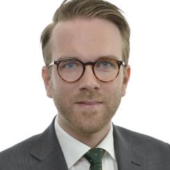 Den nya infrastrukturminstern Andreas Carlson har stora utmaningar framför sig. Foto: Regeringskansliet