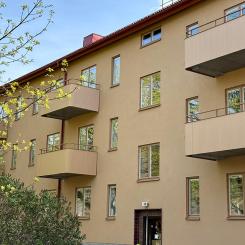 Änggården fasad. Foto: Familjebostäder