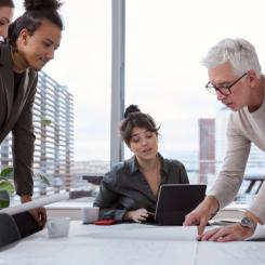 Ett centralt fokus för tillsynsinsatsen är att öka kunskapen om hur de olika rollerna i ett byggprojekt behöver samarbeta för att förebygga arbetsmiljörisker så tidigt som möjligt. Pressbild: Scandinav