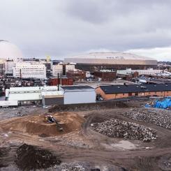 Slakhusområdet i Stockholm. Foto: Skanska