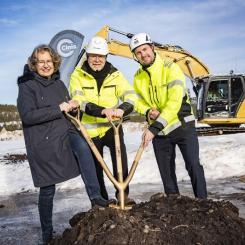 Anna-Britta Åkerlind Jakob Liedberg och Jonas Lindén. Foto: Cinis