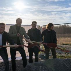 S. Property Group och Blooc tar ett första spadtag. Foto: Blooc och S. Property Group