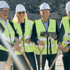 Första gjutning Båken Öckerö Fotograf/Källa: Tornstaden
