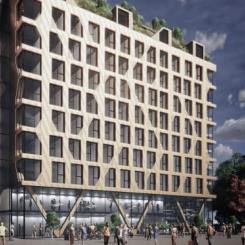 I anslutning till Masttorget i Västra Hamnen kommer runt 589 studentbostäder att byggas i enlighet med det egna konceptet.