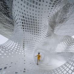 YUANDANG BRIDGE av BAU Brearley Architects+Urbanists, i Shanghai, Kina.Foto: Zhu Runzi