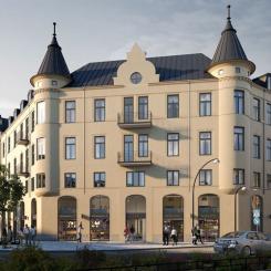 Kv Hållstugan. Illustration: Arkitektbyrån Brunnberg