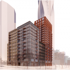 Gestaltningsförslag, ej slutgiltig utformning. Foto: Kanozi Arkitekter