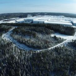 NCC gör markanläggningsarbeten för Bergsbyns företagspark i Skellefteå-2. Foto: Mattias Holmgren, NCC
