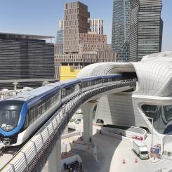 Riyadh Metro är ett tydligt bevis på landets ambitioner att bli en global förebild för framtidens urbana mobilitet och hållbara transportlösningar. Foto: Bechtel
