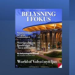 Tidningen BElysning i Fokus, ett samarbete med Aktuella Byggen.