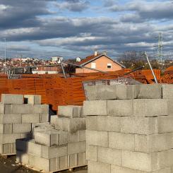 Newly-produced concrete slabs await at a construction site. Producing and using new concrete accounts for as much as 9 percent of global carbon emissions. But reusing precast structural elements minimizes waste, reduces emissions and preserves value.
Tatiana Chekryzhova/Mostphotos