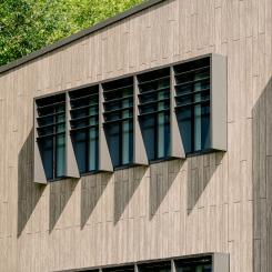 – Vi har länge fascinerats av hur trä kan ge byggnader värme och liv som andra material inte kan på samma sätt, säger Allan Lindboe. Foto: Rockpanel