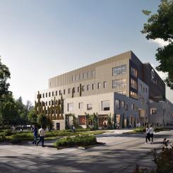 The Loop är ett Netto Noll-energihus. Illustration: Vectura