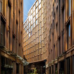Ett exempel på ett projekt med CCF är VIA Vika i Oslo, där Staticus monterade sina elementfasader 2019–2020. Foto Andrius Gudelius.