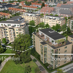 Utvecklingen av området Ystad Atmosfär. Pressbild: MTA Bygg och Anläggning
