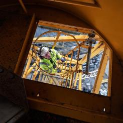 Konkurserna inom byggindustrin minskar. Pressbild: Byggföretagen