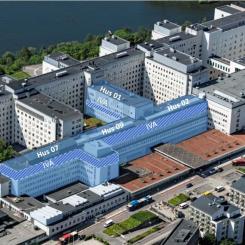 Byggnaderna som moderniseras.
Bild: Link Arkitektur