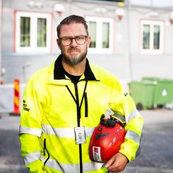 Kim Söderström, Byggnads förbundsordförande. Foto: Terese Perman
