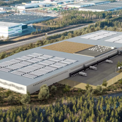Elgigantens logistikanläggningen blir en av Nordens största. Foto: Bra