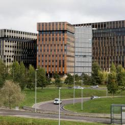 Construction City i Oslo – ett 103 000 m² stort nav för byggsektorn. Foto: Link Arkitektur: Kredit: Anne Bråtveit