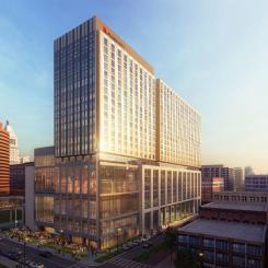 Convention Center Hotel Cincinnati. Pressbild: Skanska