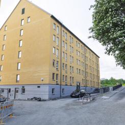Nyproduktionsprojektet Fältläkaren i Kåbo, Uppsala. Pressbild: Uppsalahem