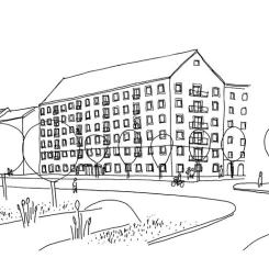 Handskiss torget, Linköpings kommun. Pressbild. Enkla Hem