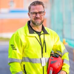 Kim Söderström, ny förbundsordförande i Byggnads pressfoto Byggnads