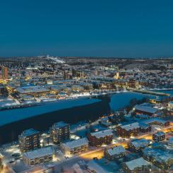 En ny sträckning av E4 runt Skellefteå ska byggas för att möta befolkningstillväxten och förbättra tillgänglighet, kapacitet, säkerhet och luftmiljö. Fotograf: Jonas Westling