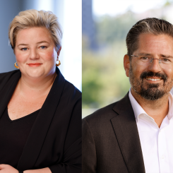 Emelie Setterberg och Jens Bjurenstedt, nya gruppchefer på Forsen. Foto: Forsen