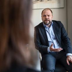 TMF, Trä- och Möbelföretagens vd Erik Haara. Fotograf: Lisa Hallgren