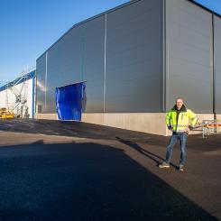 Lagerlokalerna byggs ut med 1 500 kvadratmeter ny produktionsyta. Foto: Nässjö Näringsliv